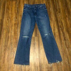 MOTHER Women's The Hustler Ankle Fray 31